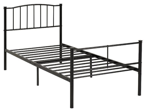 Navarre Metal Single Bed In Black