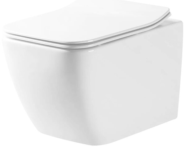TOILET BOWL REA MARTIN SLIM RIMLESS DUROPLAST