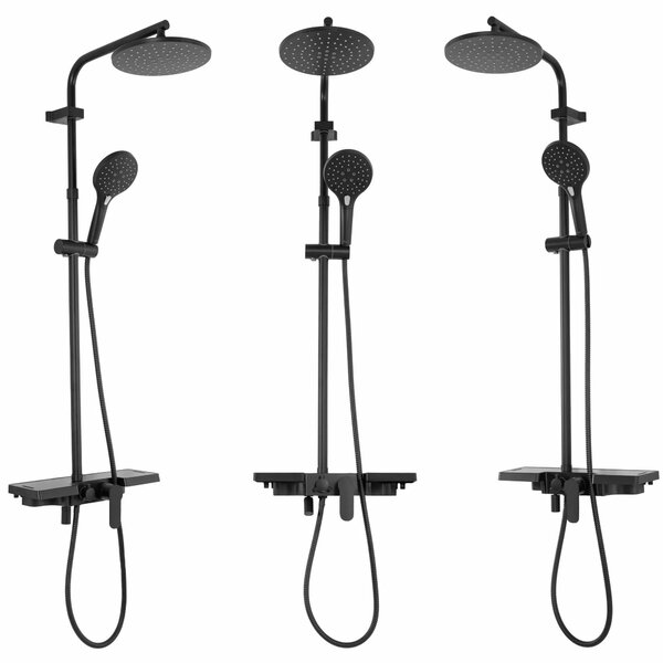 Shower set REA SANTOS Black