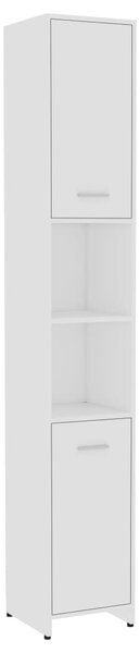 Bathroom Cabinet White 30x30x183.5 cm Engineered Wood