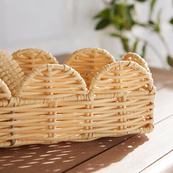 Heart and Soul Scallop Slim Basket Tray