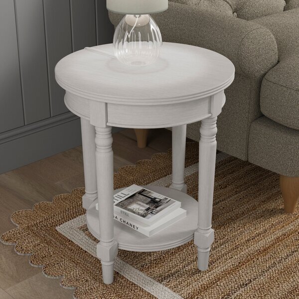 Ariella Side Table, Warm Stone