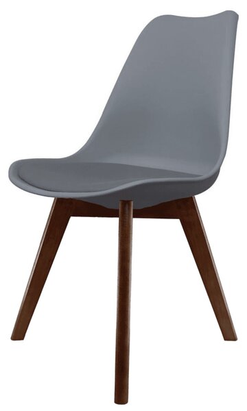 Fusion Living Soho Plastic Dining Chair with Squared Legs