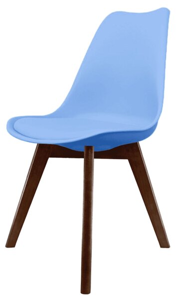 Fusion Living Soho Plastic Dining Chair with Squared Legs