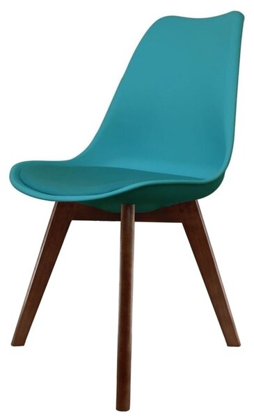 Fusion Living Soho Plastic Dining Chair with Squared Legs