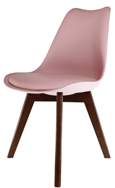 Fusion Living Soho Plastic Dining Chair with Squared Legs