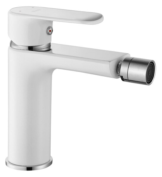 Bidet faucet Rea Bloom White chrom