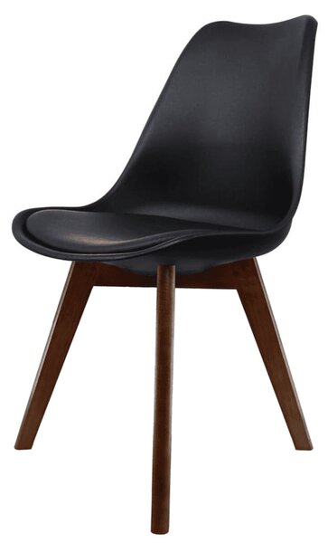 Fusion Living Soho Plastic Dining Chair with Squared Legs