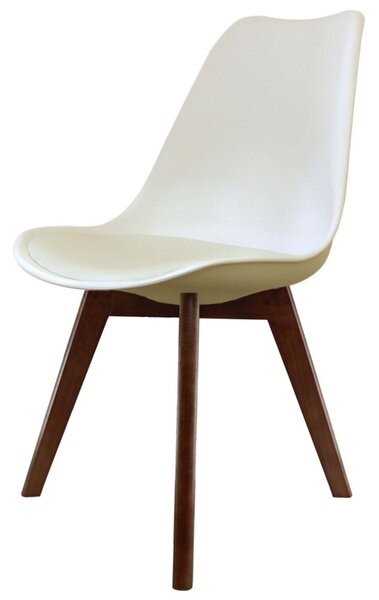 Fusion Living Soho Plastic Dining Chair with Squared Legs