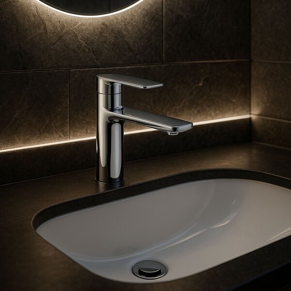Bathroom faucet REA Storm Chrom Low
