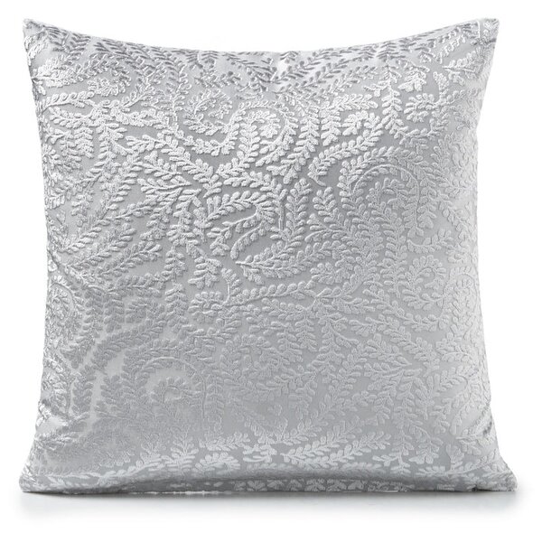 Ashdown Filled Cushion 18 x 18 Silver