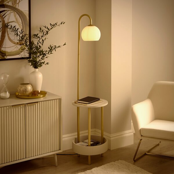 Georgi Shelved Floor Lamp