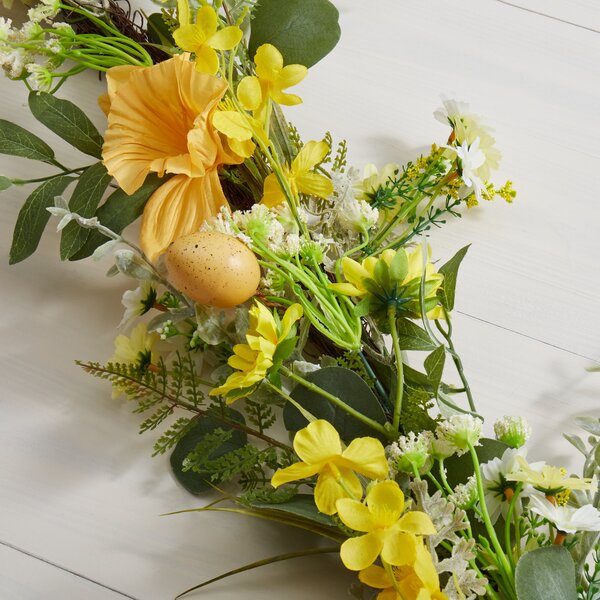 Artificial Yellow Daffodil Floral Garland