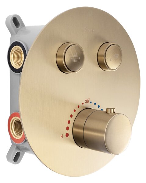 Built-in shower set Rea LUNGO BRUSH GOLD BOX
