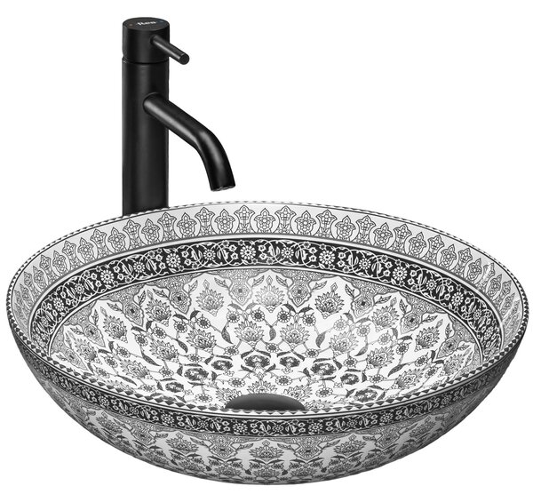 Countertop washbasin Rea Arte dark grey