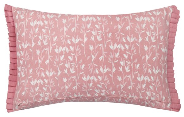 Belle Floral Cotton Rectangular Cushion