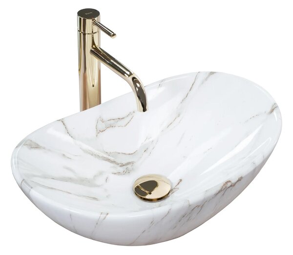 Countertop Basin REA Royal Mini Aiax Shiny