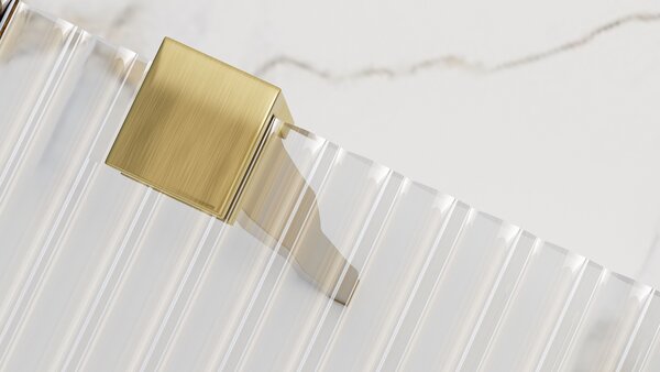 Shower screen Rea Aero Intimo Gold Brush 120