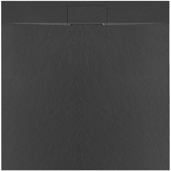 Shower tray Bazalt Black 90x90