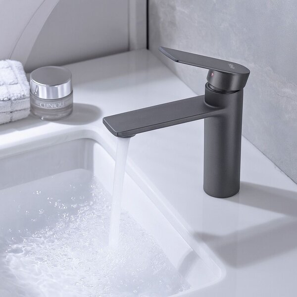 Bathroom faucet REA Storm Titanium Low