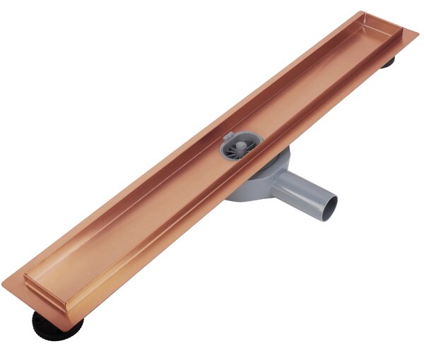 Linear drainage REA Neox pro Brushed Copper 60