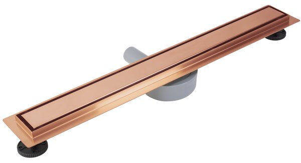 Linear drainage REA Neox pro Brushed Copper 60
