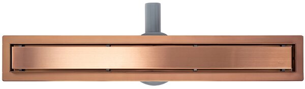 Linear drainage REA Neox pro Brushed Copper 60