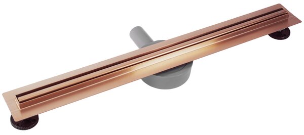 Linear drainage REA Neox Slim pro Brushed Copper 70