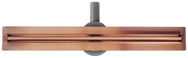 Linear drainage REA Neox Slim pro Brushed Copper 70