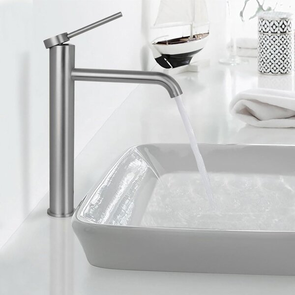 Bathroom faucet Rea CLIF NIKIEL HIGH