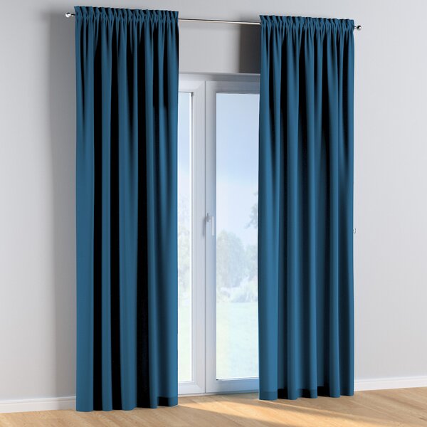 Slot and frill curtains