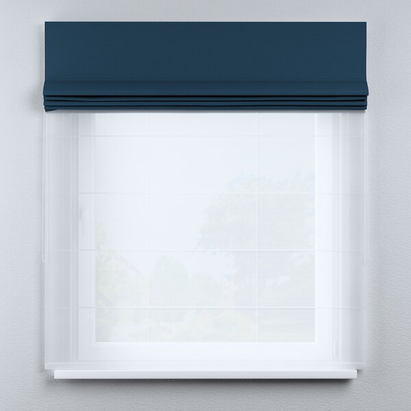 Voile and fabric roman blind (DUO II)