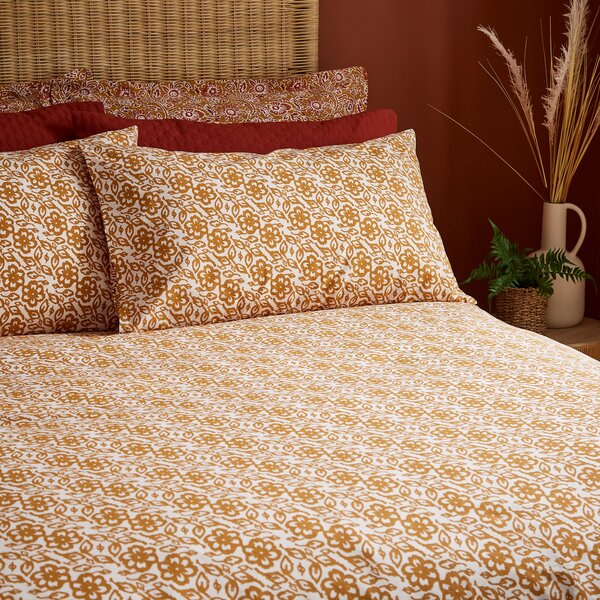 Ziara 100% Cotton Duvet Cover and Pillowcase Set