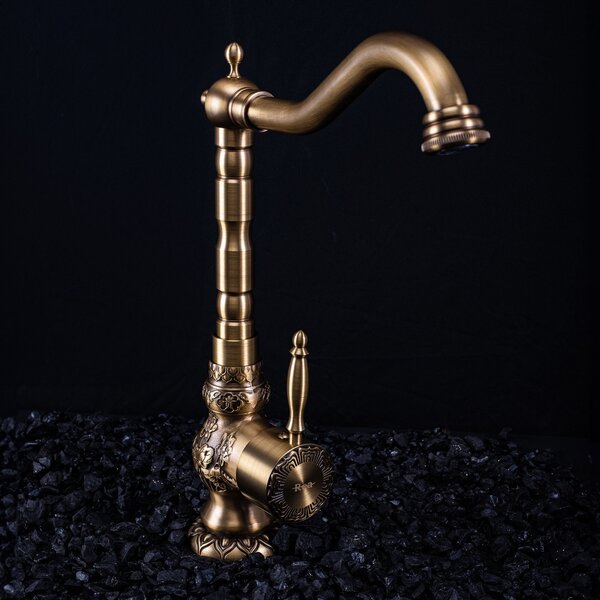 Kitchen bathroom faucet Rea VENICE antique bronze