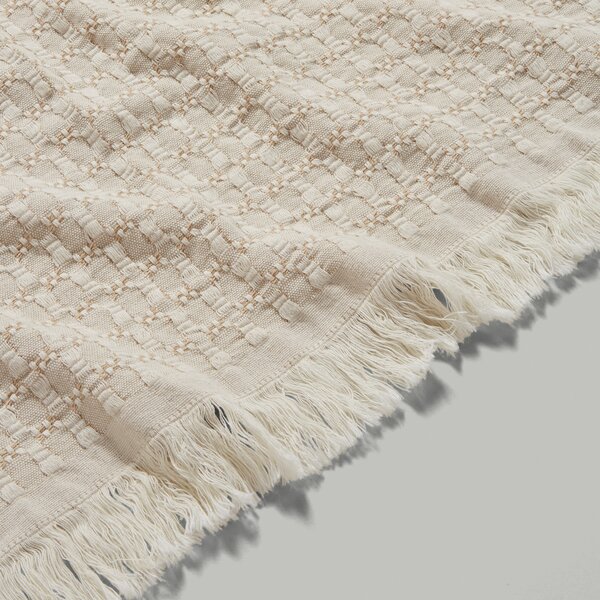 Edited Life Cotton Waffle Throw Blanket 130cm x 180cm