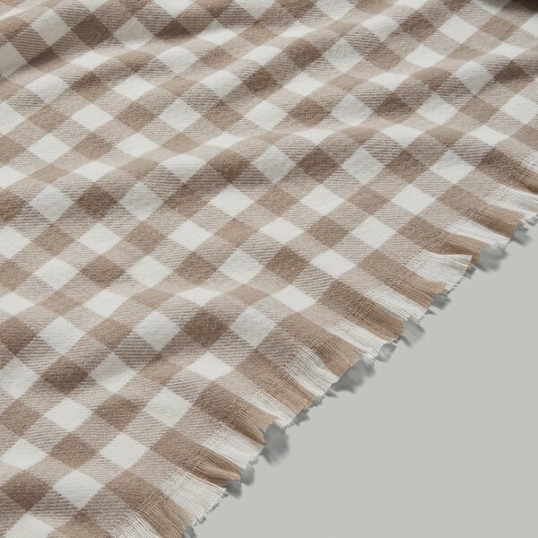 Portloe Gingham Throw Blanket