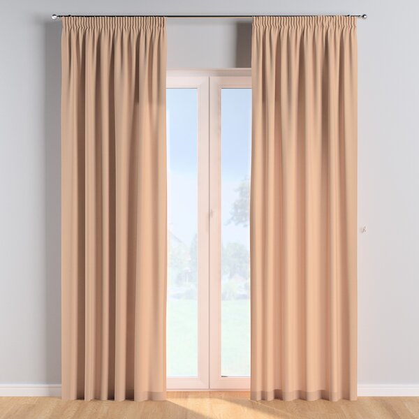 Pencil pleat curtains