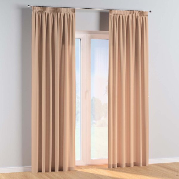 Pencil pleat curtains