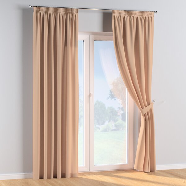 Pencil pleat curtains