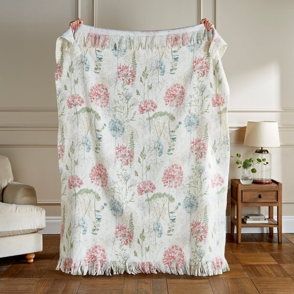 Country Meadow Throw Blanket 130cm x 180cm