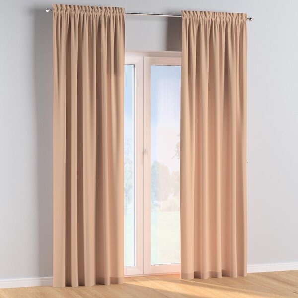 Slot and frill curtains