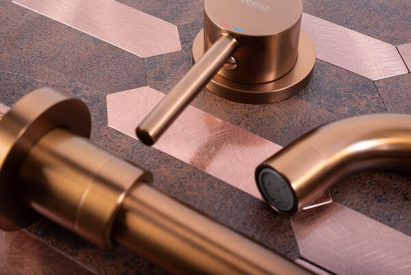 Wall Mounted faucet Rea Lungo Copper Brush + BOX