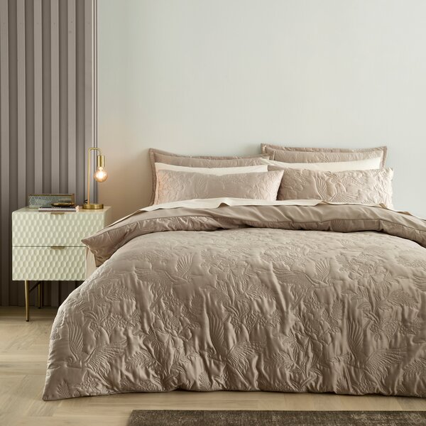 Luxe Heron Champagne Oxford Pillowcase