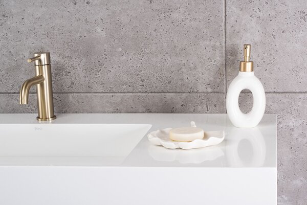 Conglomerate washbasin Archi 75 CM White