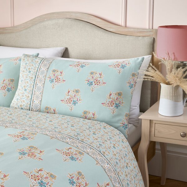 Lorena Patchwork Polycotton Duvet Cover & Pillowcase Set