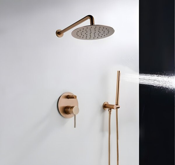 Rea Lungo Copper concealed installation shower set