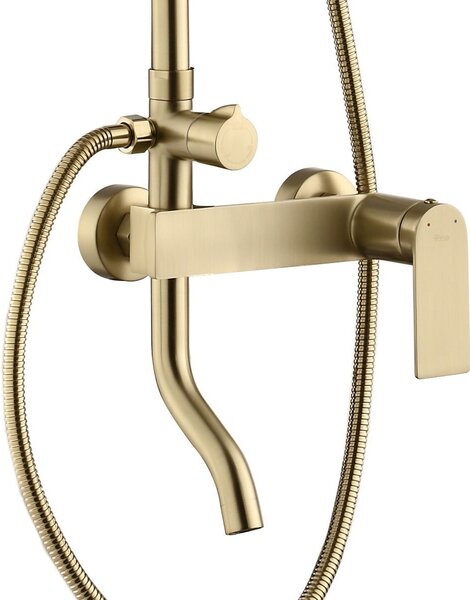 Shower set REA STORM GOLD BRUSH