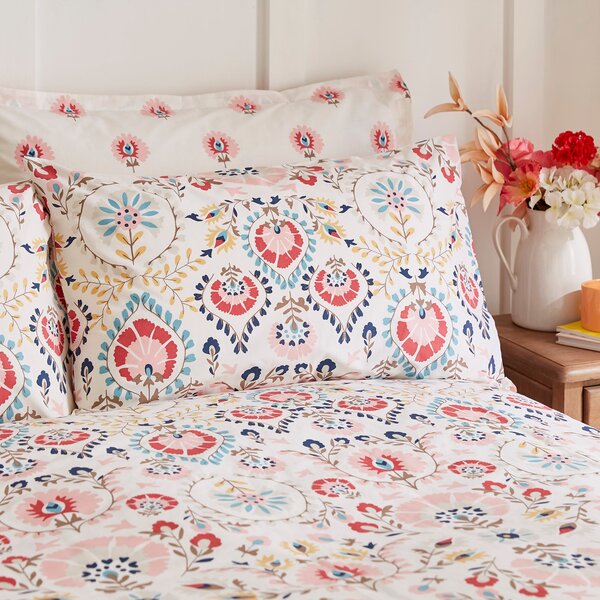 Hani 100% Cotton Duvet Cover and Pillowcase Set