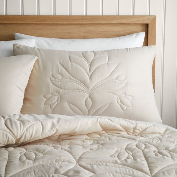 Quilted Nouveau Duvet Cover and Pillowcase Set