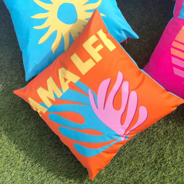 Amalfi Outdoor Filled Cushion 43cm x 43cm Multi